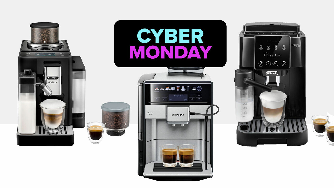 Cyber Monday: Kaffeevollautomaten billiger - die besten Deals im Überblick