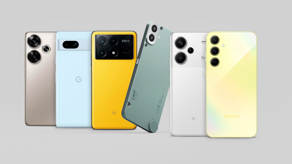 Google, Xiaomi, Nothing, Samsung
