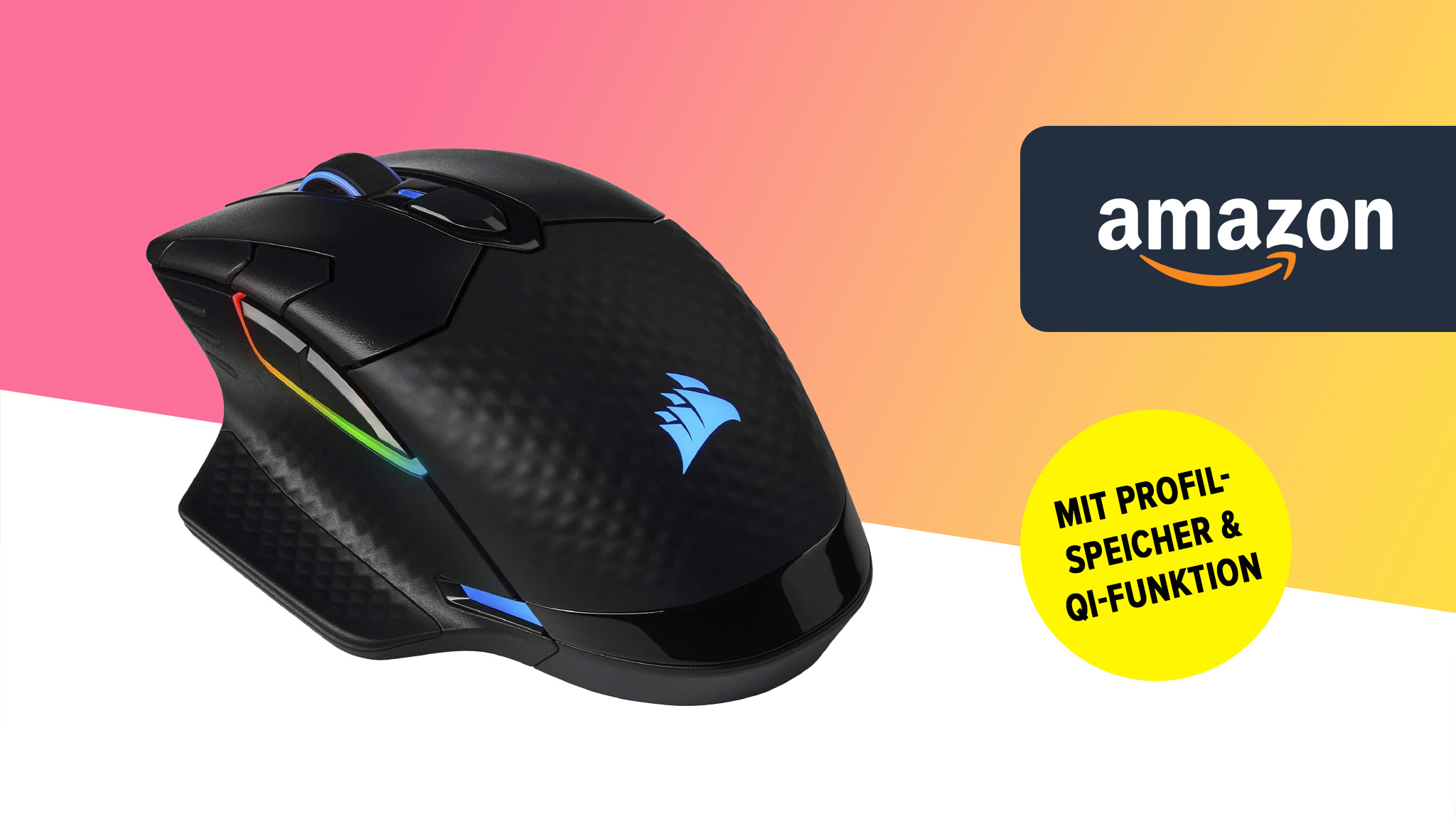 Corsair Gaming-Maus mit Qi-Aufladefunktion für nur 80 Euro kaufen