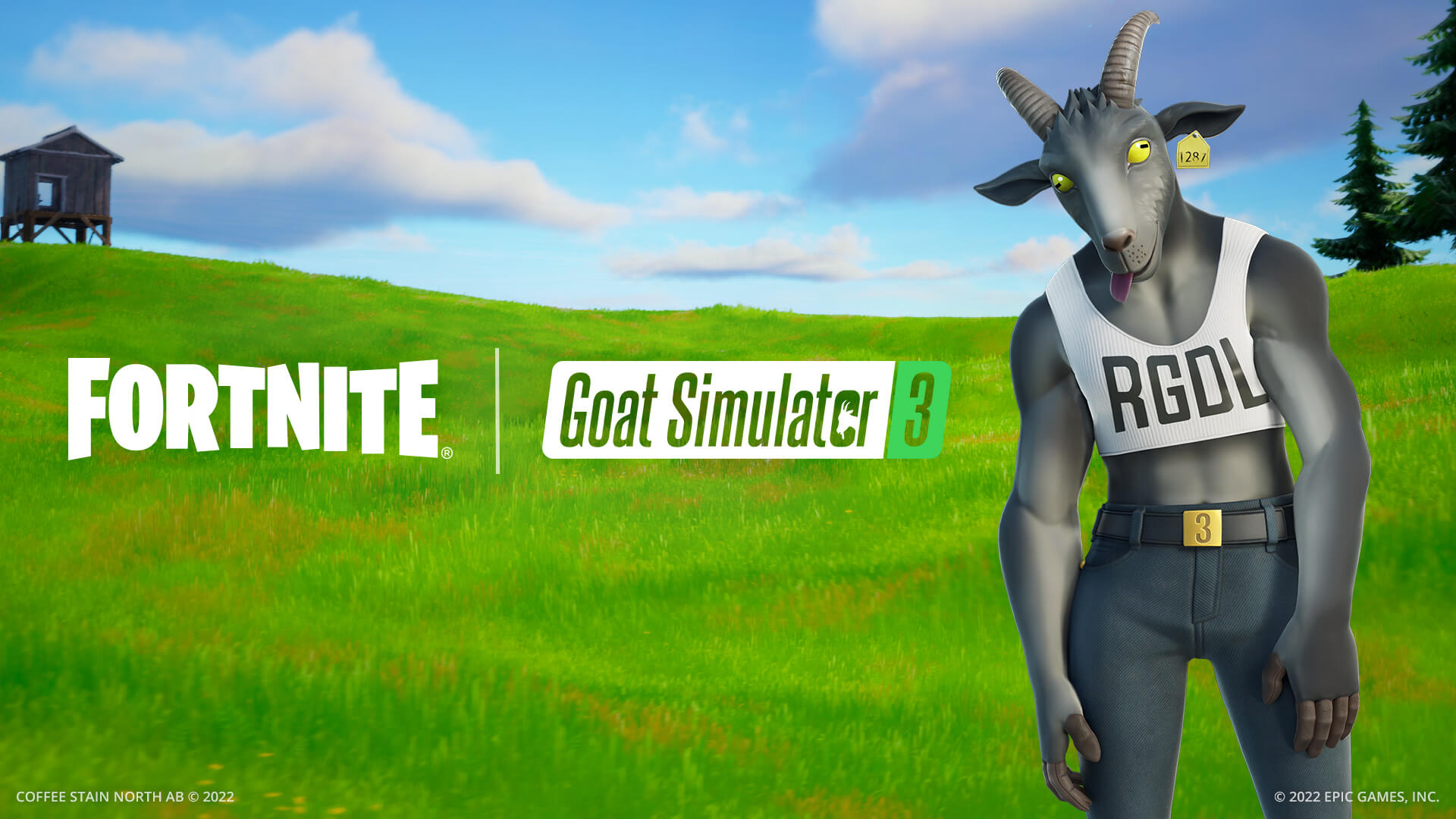 "A Goat"-Skin vom Goat Simulator kehrt in Fortnite zurück