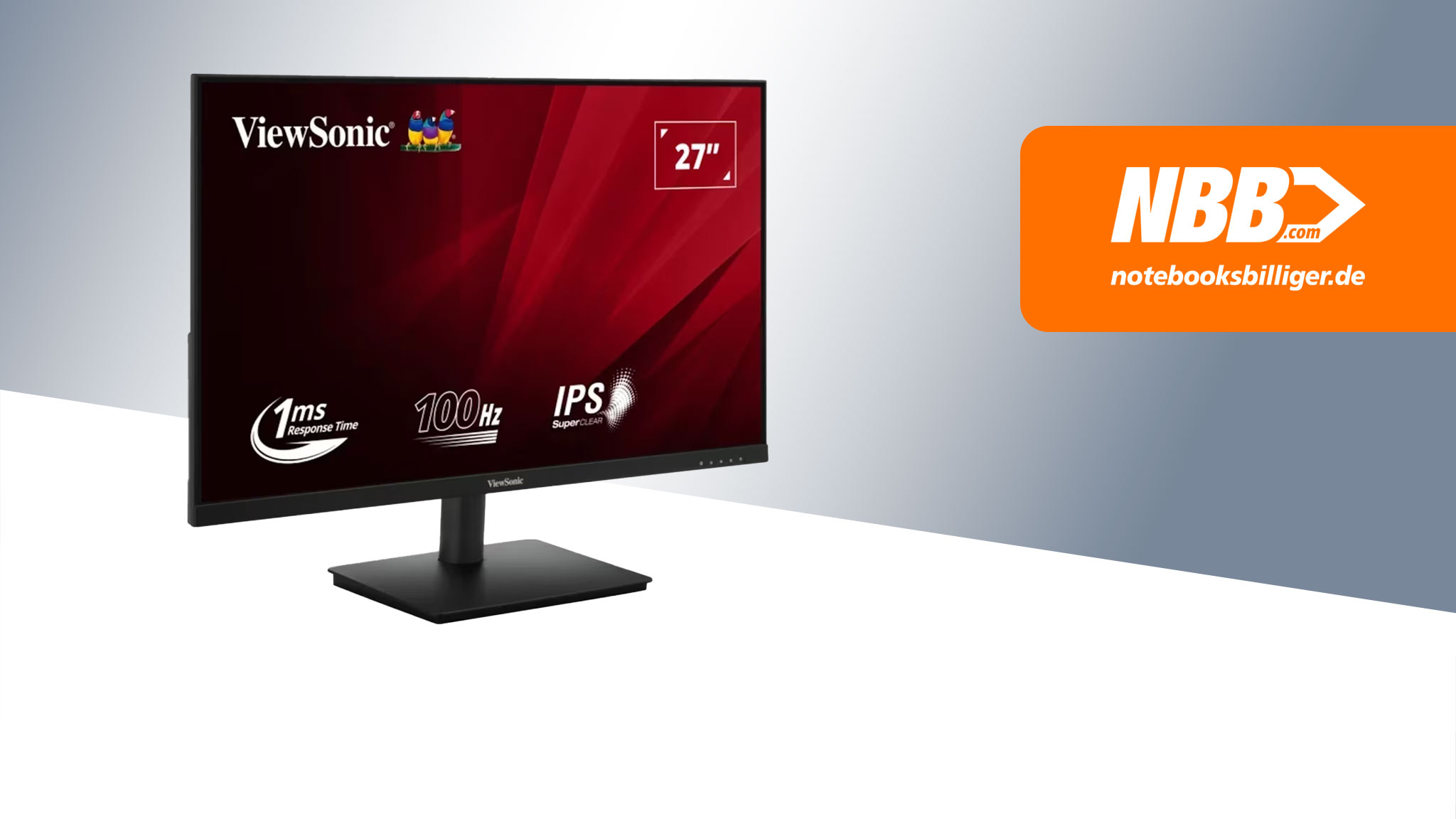 Brillantes Bild, Top Preis: ViewSonic VA270-H 27-Zoll Monitor bei Notebooksbilliger im Angebot!