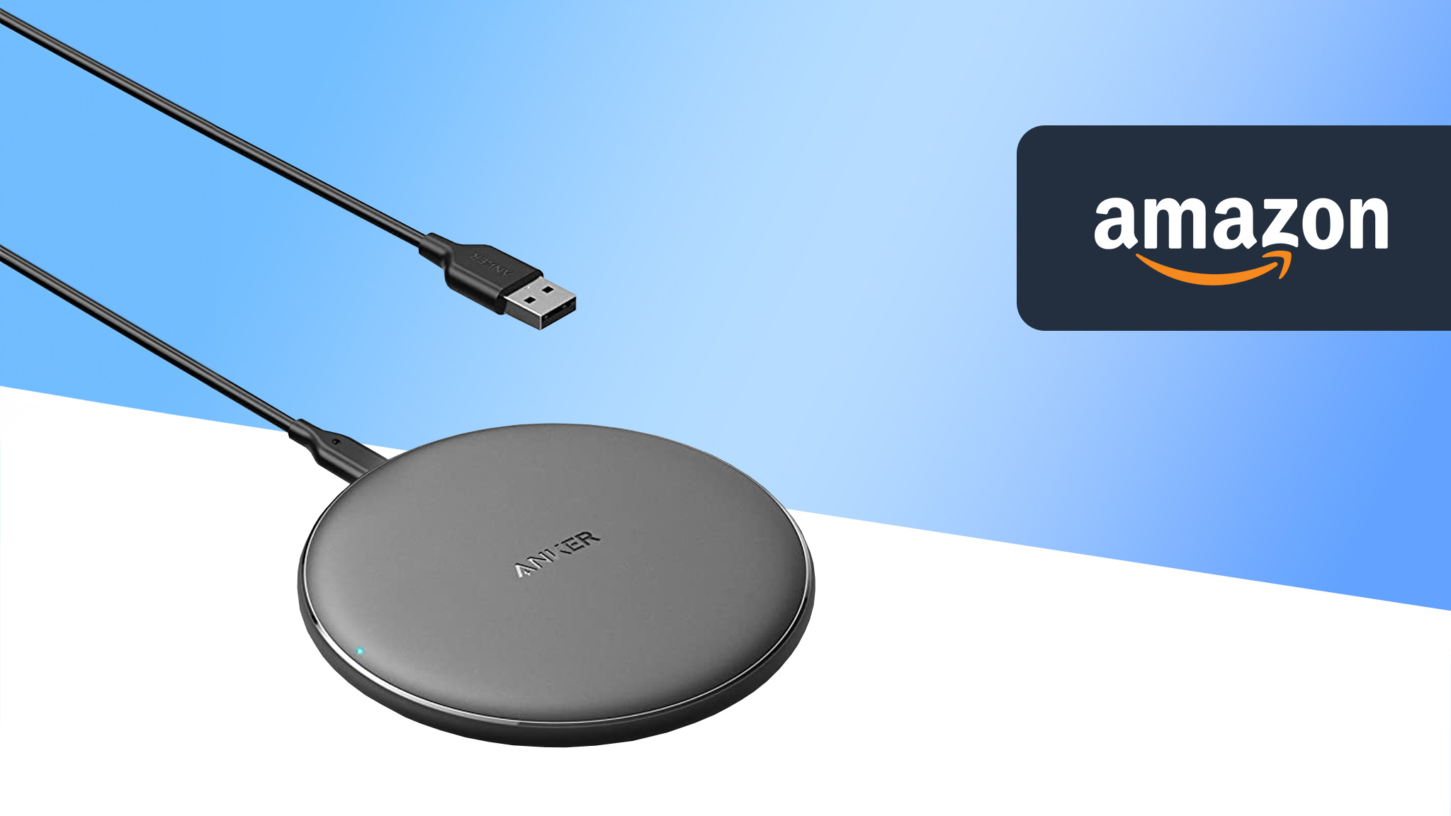Drahtloses Anker-Ladepad für iPhone, Samsung Co. zum Spottpreis