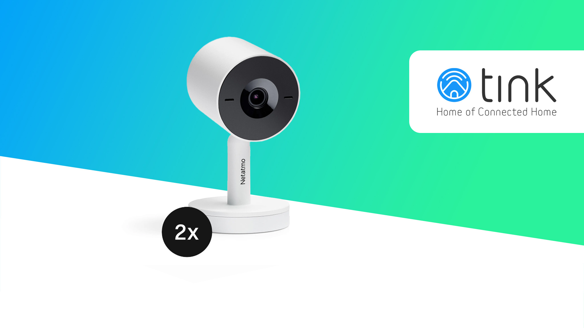 Vorteilspreis: Netatmo Indoor Camera Advance im Doppelpack sichern