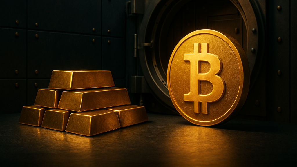 "Sicherer Hafen" der Geldanlage: Bitcoin oder Gold?