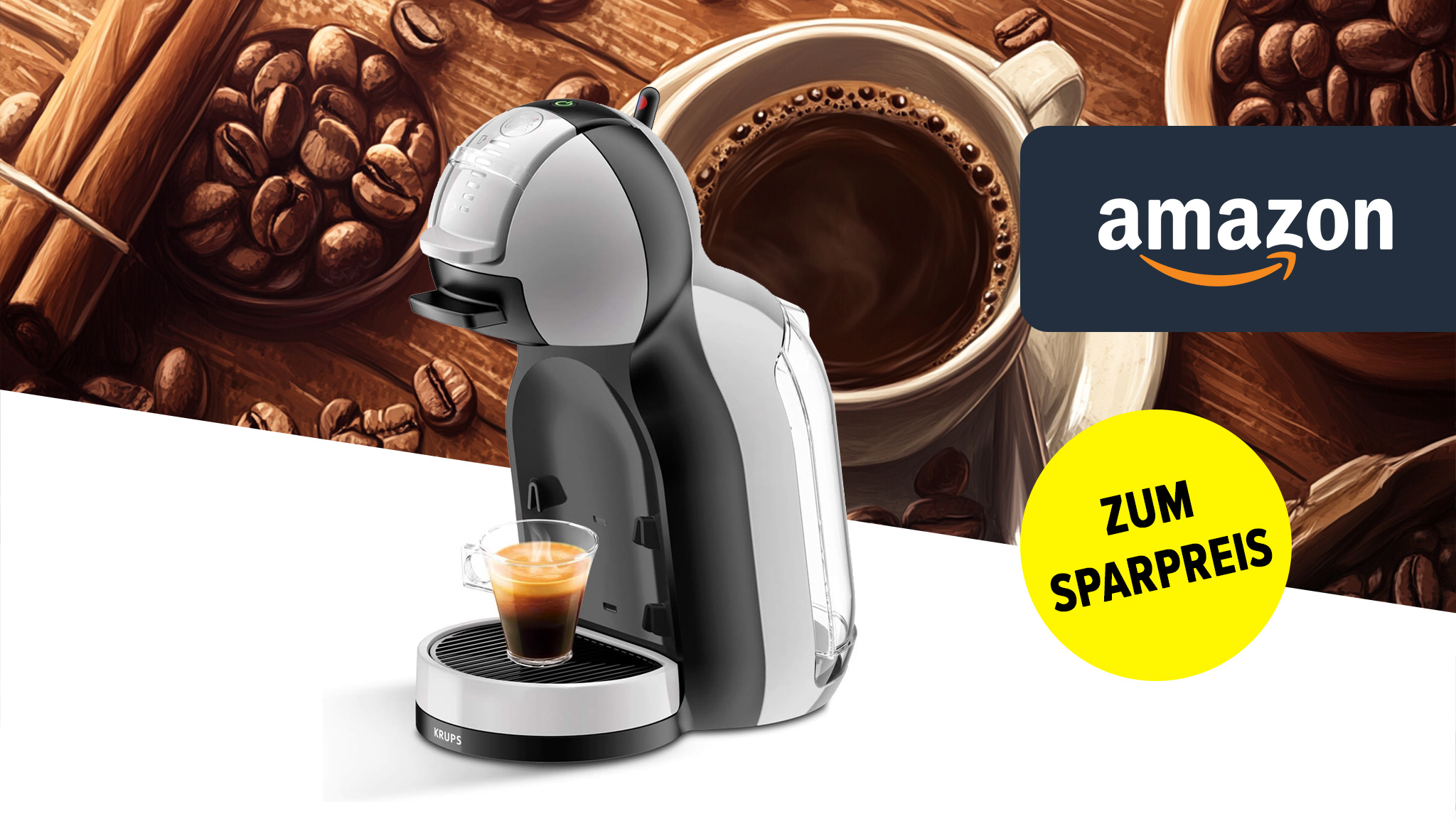 Gefragte Kapselmaschine Krups Mini Me jetzt zum Sparpreis sichern