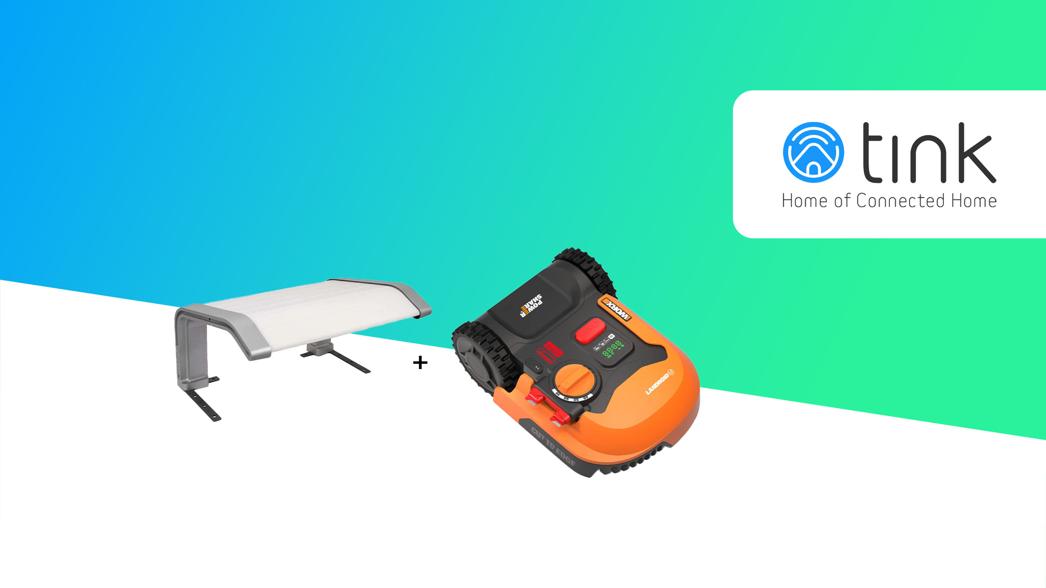 Mit gratis Garage: Worx Landroid S250 bei Tink sichern