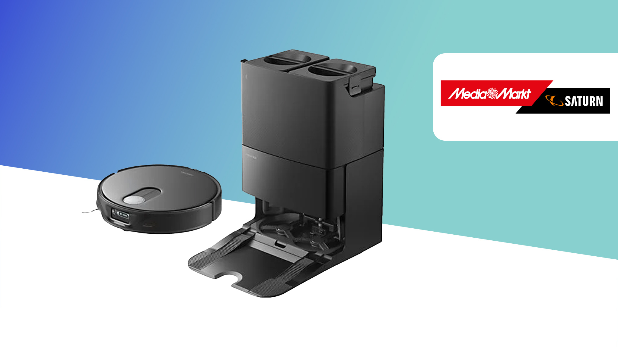 Effizientes Saugen und Wischen in den Ecken: Roborock Qrevo Slim bei Media Markt