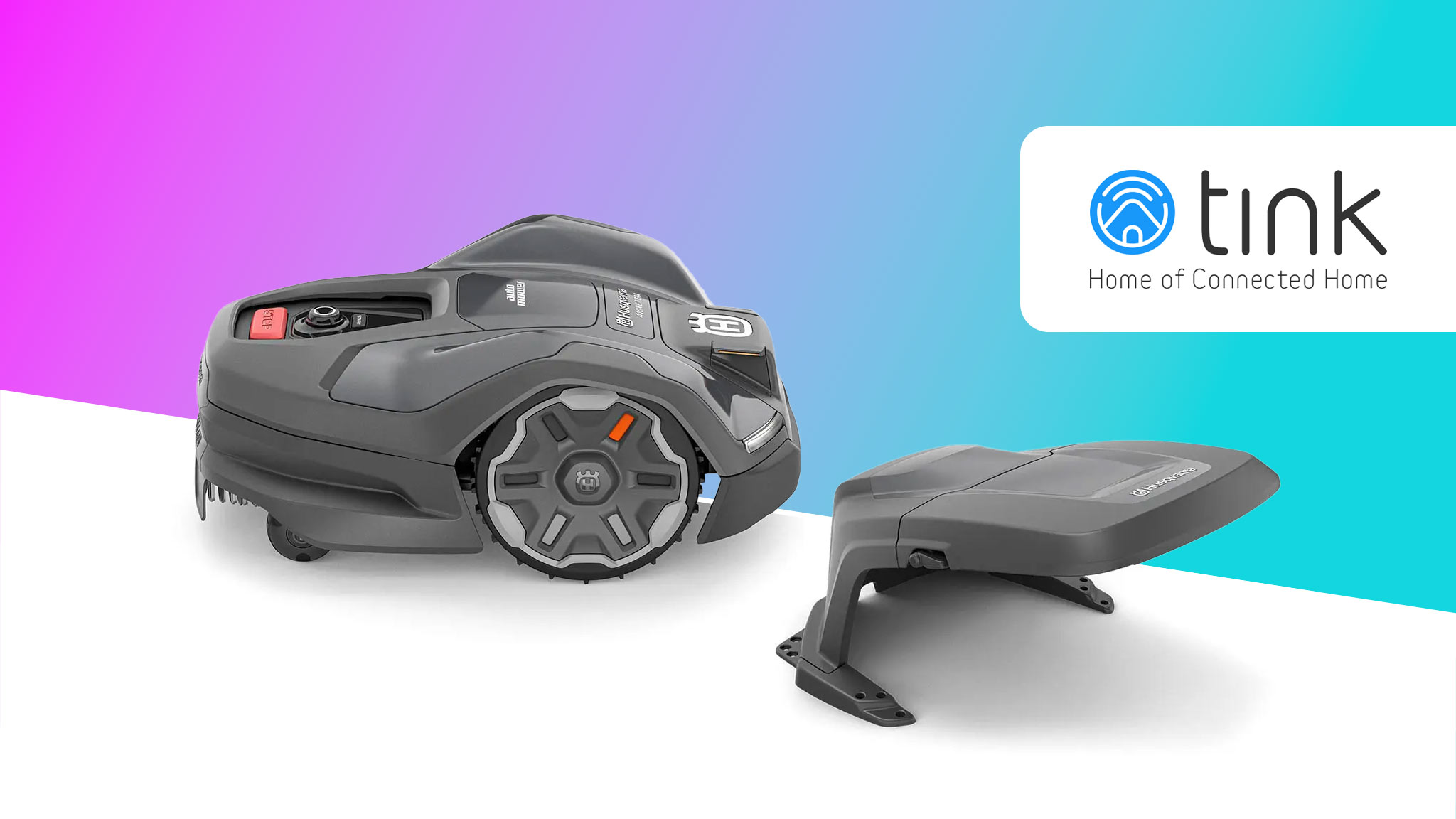 Husqvarna Automower 410XE Nera bei Tink: Der smarte Rasenroboter für Ihren Garten!