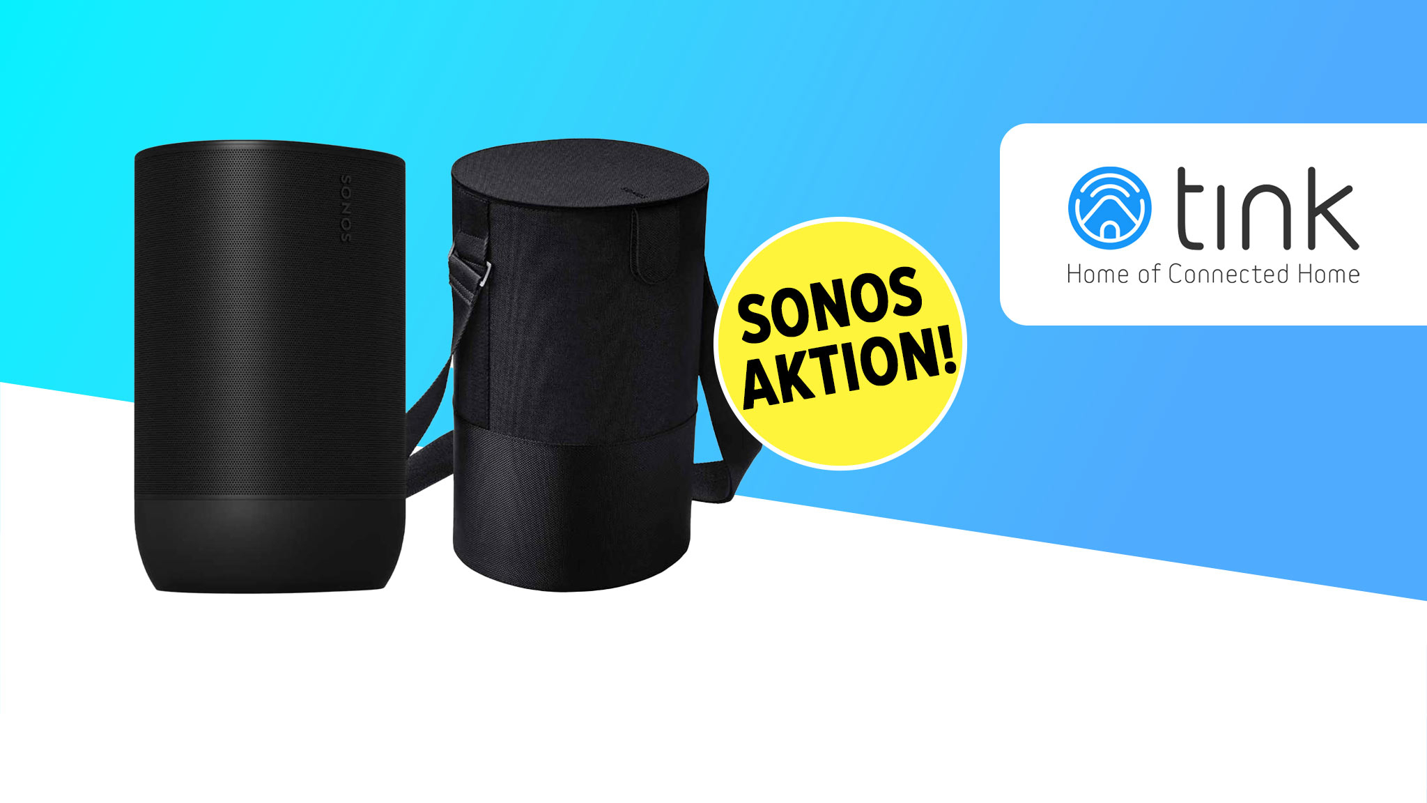 Kraftvoller Sound für unterwegs: Sonos Move 2 inklusive Tasche zum Aktionspreis