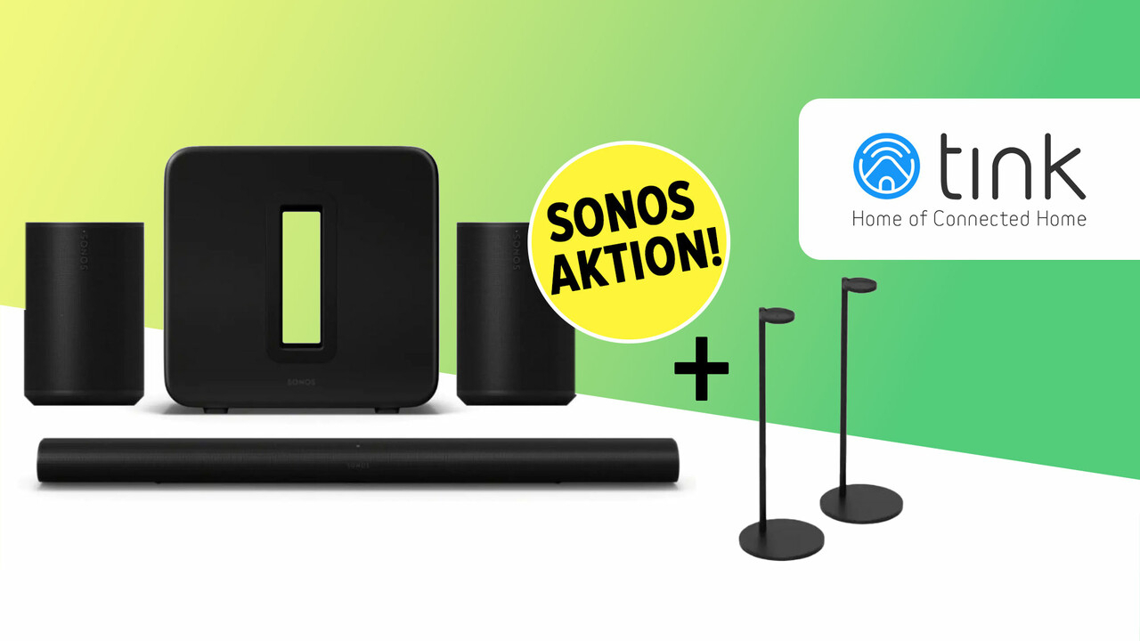 Sonos Heimkino-Erlebnis zum Aktionspreis: Arc, Sub & Era 100 bei Tink!