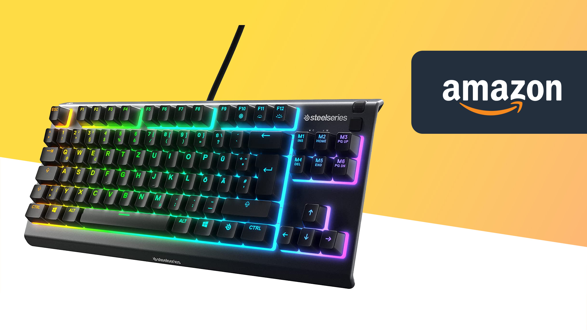 SteelSeries Apex 3 TKL: Die kompakte Gaming-Tastatur zum Black Friday Preis – Jetzt bei Amazon!
