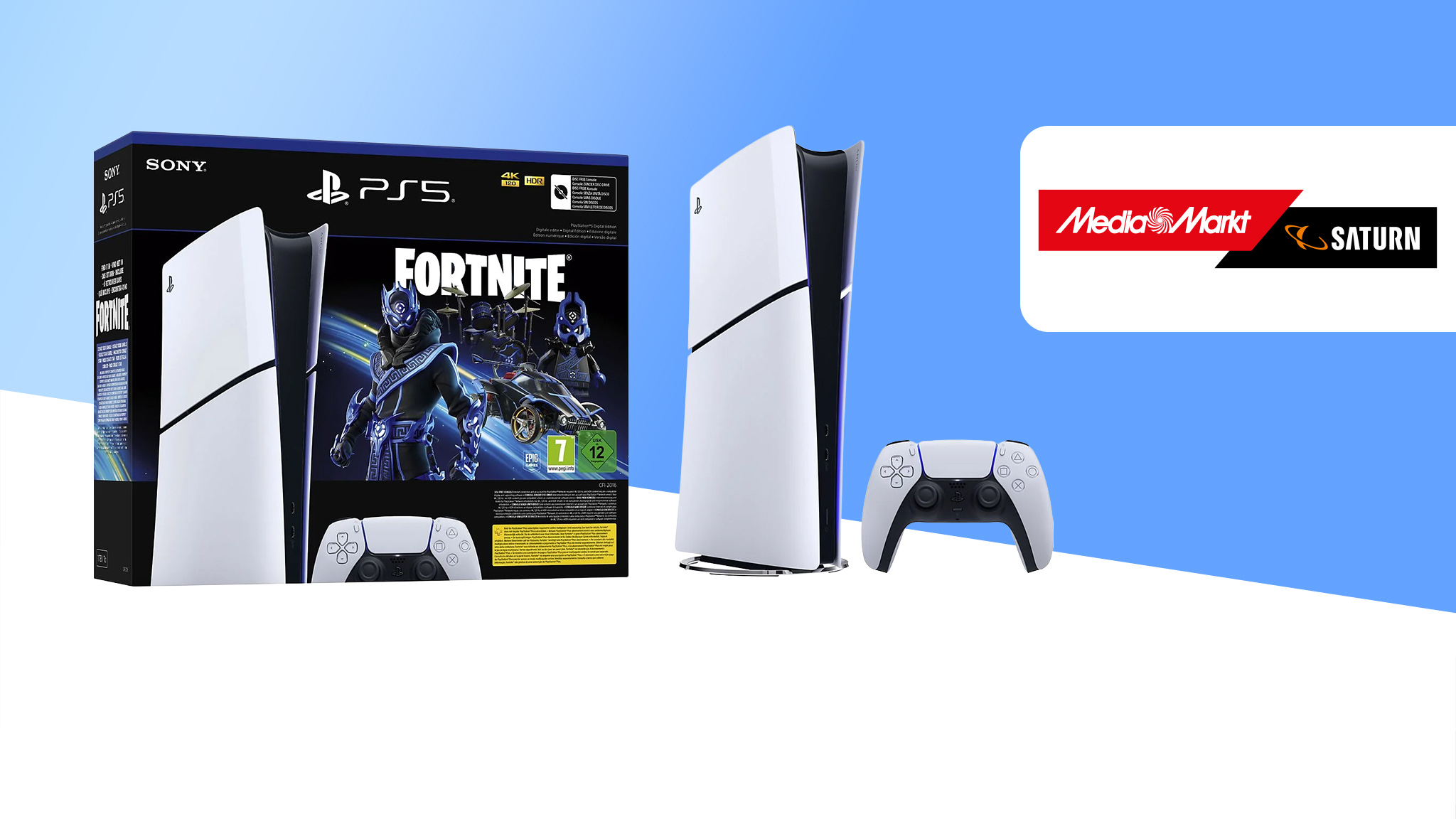 Konsolen-Deal: PS 5 Slim und Fortnite Cobalt Star - COMPUTER BILD