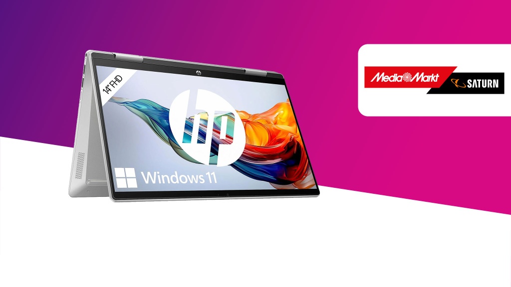 Convertible-Notebook von HP aktuell günstig bei Media Markt