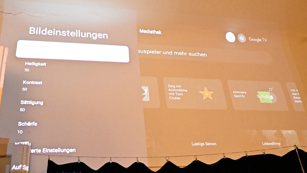 Xgimi Mogo 4 bei Licht