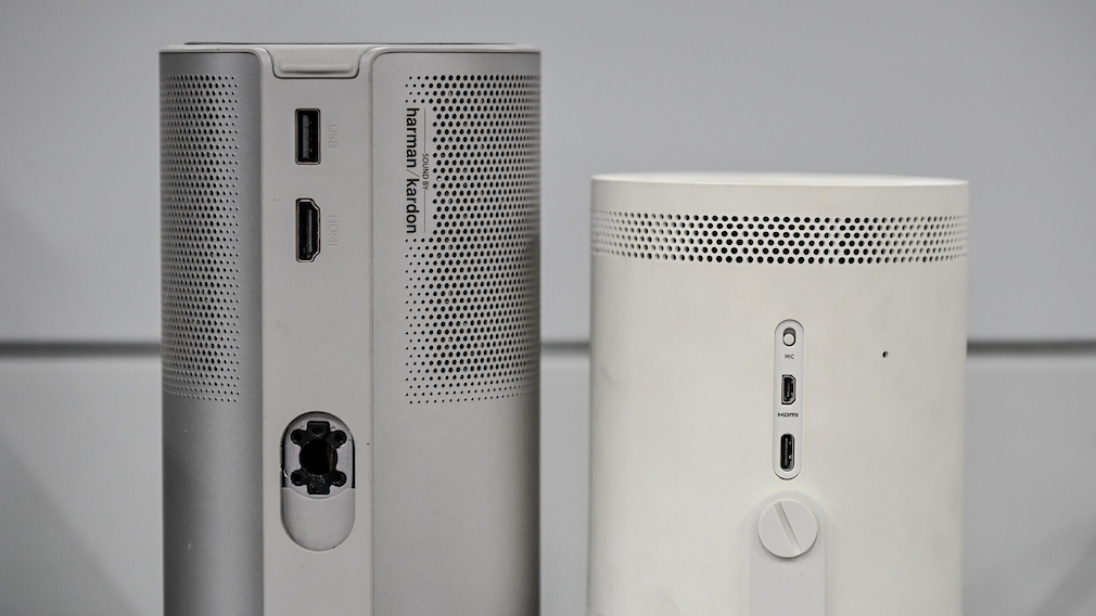 Xgimi Mogo 4 und Samsung Freestyle im Vergleich