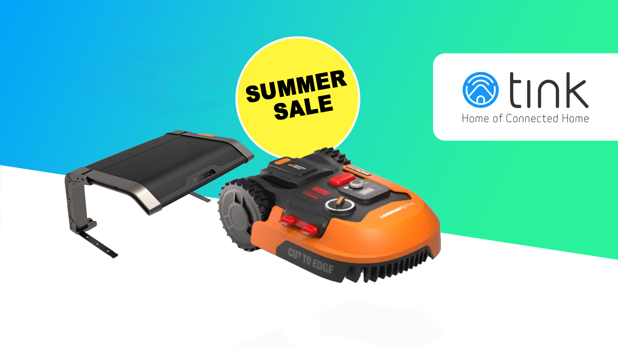 Sommer-Schnäppchen: Worx Landroid M500 Plus Mähroboter mit Garage bei Tink – Intelligente Rasenpflege zum Top-Preis!