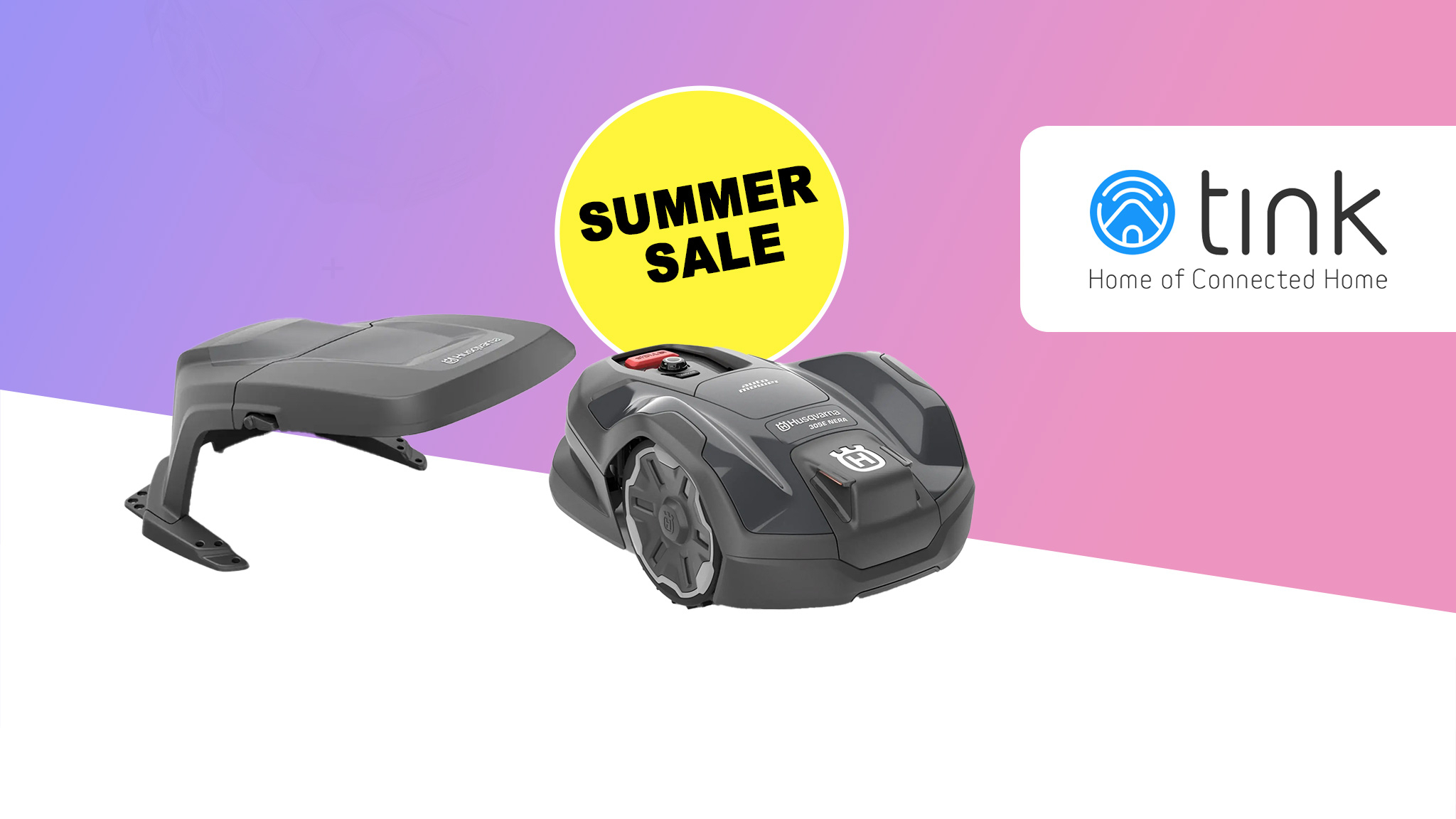 Husqvarna Automower 305E Nera: Der smarte Rasenroboter mit Garage – Jetzt bei Tink günstiger sichern!