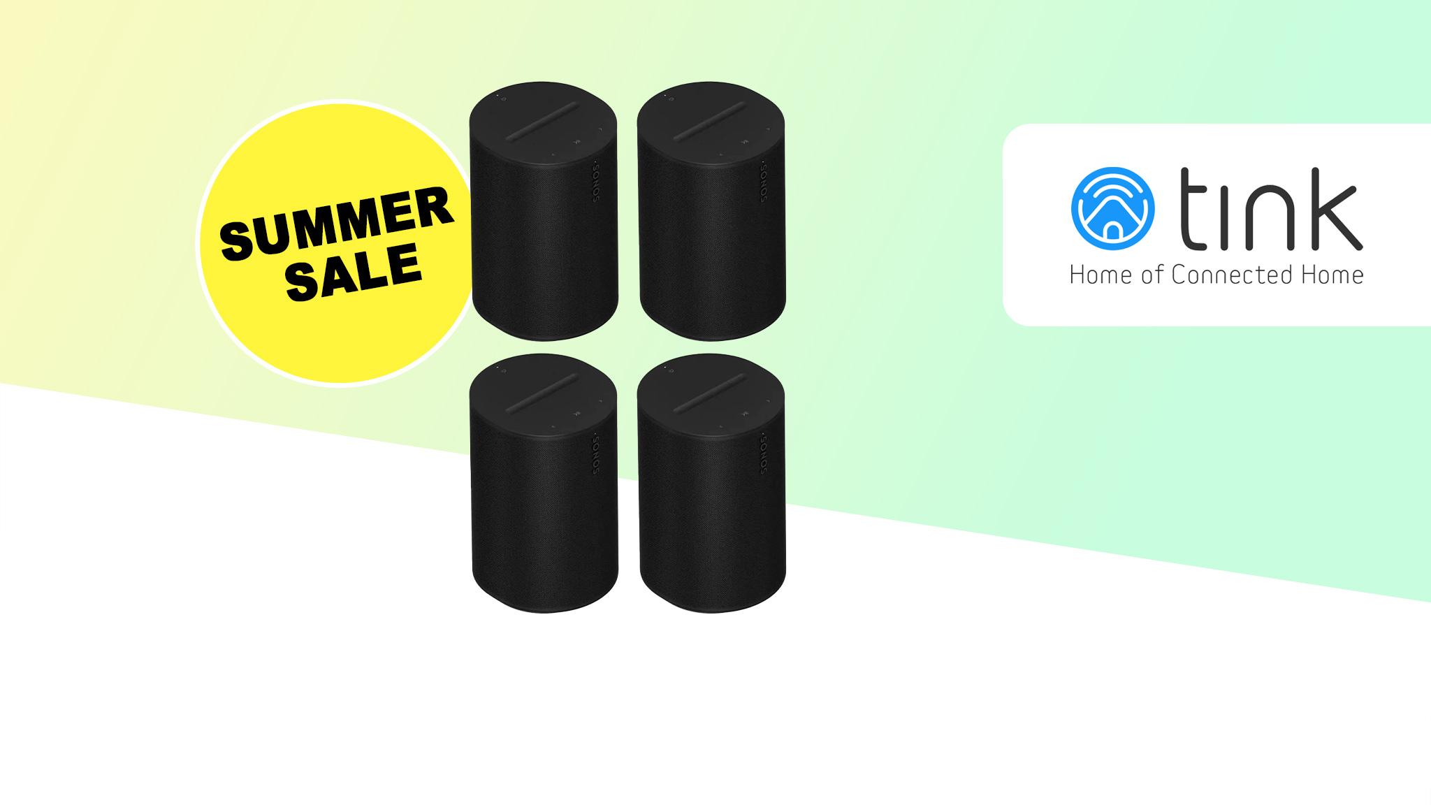 Sonos Era 100 4er-Set: Top-Klangqualität zum Aktionspreis – Perfekt für Ihr Smart Home!