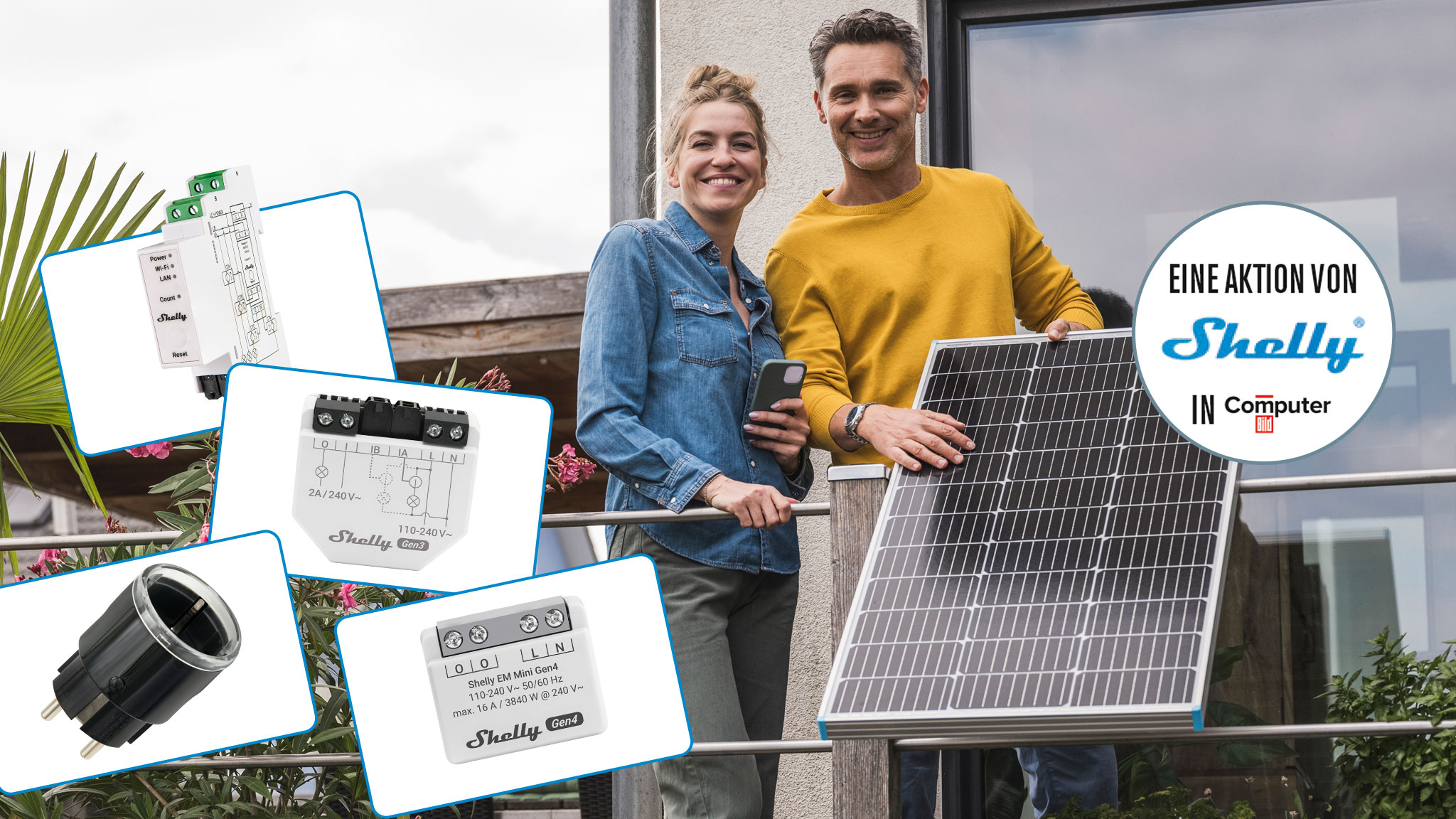 Shelly: PV-Anlage smart steuern & Überschuss selbst nutzen - COMPUTER BILD