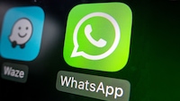 Das Smartphone WhatsApp-Icon.
