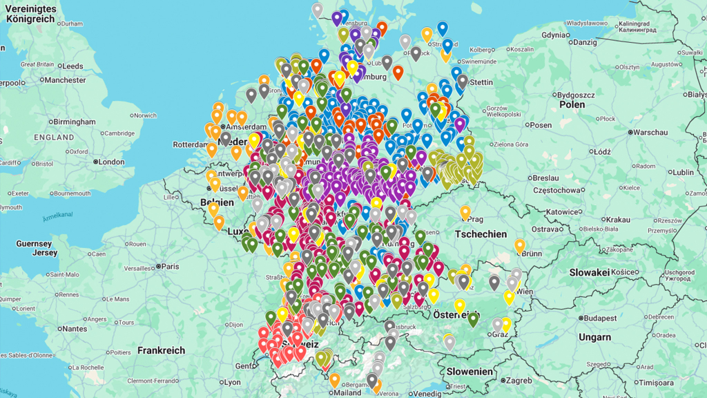 Günstiger Strom: Karte mit Ladestationen unter 50 Cent/kWh – auch als App