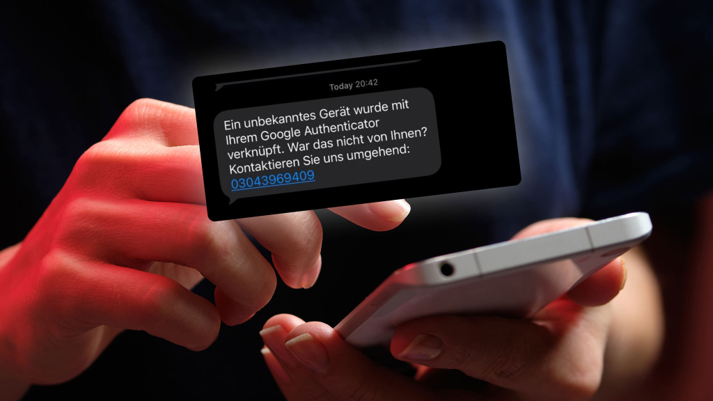 Google Authenticator: Betrüger phishen mit SMS nach Kontodaten