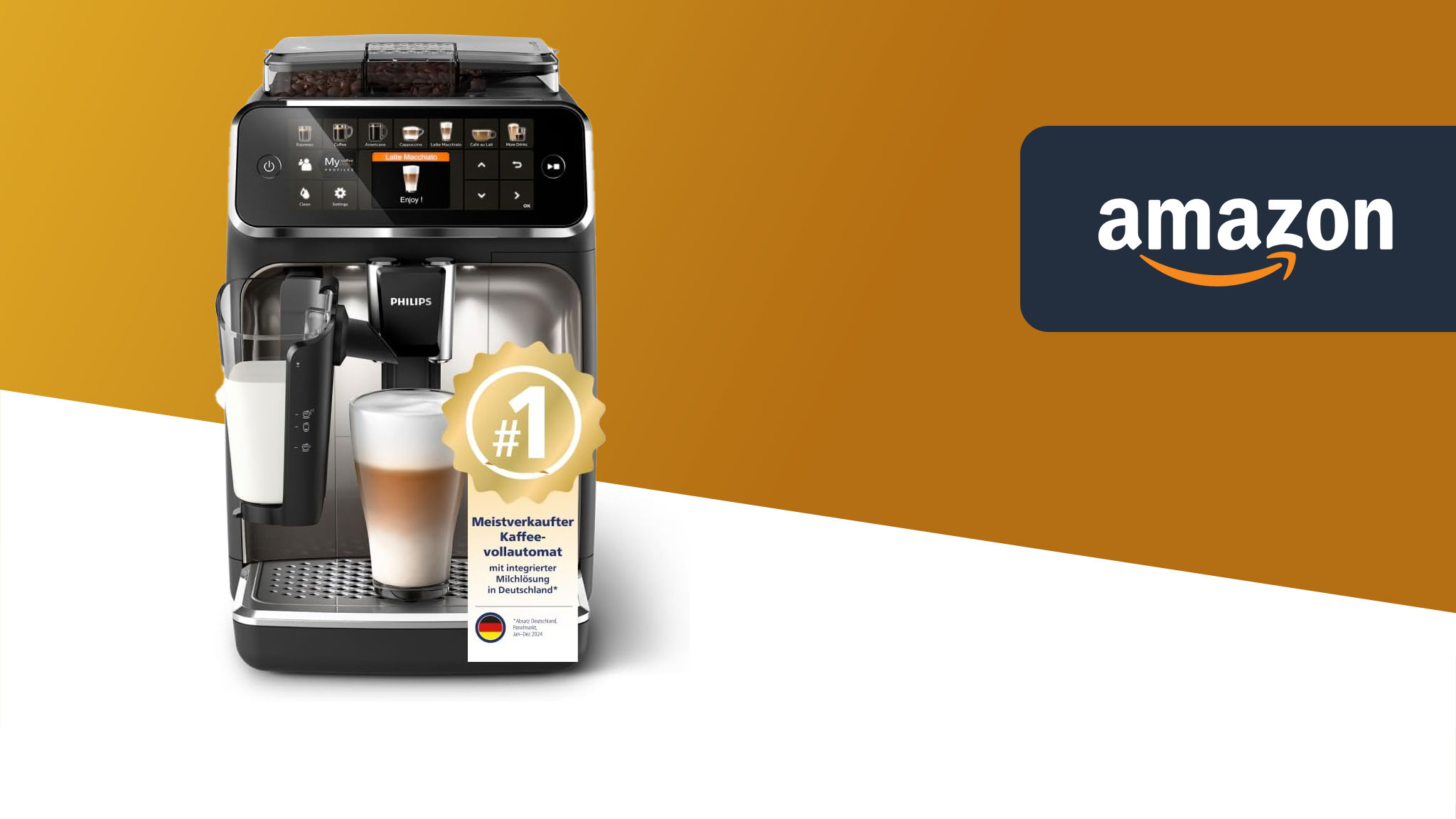 Philips-LatteGo-5400-EP5447-Starke-Kaffeemaschine-jetzt-stark-reduziert