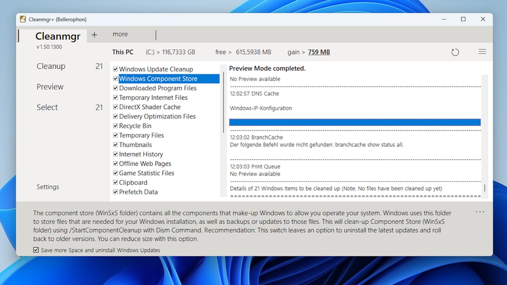 Cleanmgr+: Klon-Tuning-Tool der Windows-Datenträgerbereinigung ...