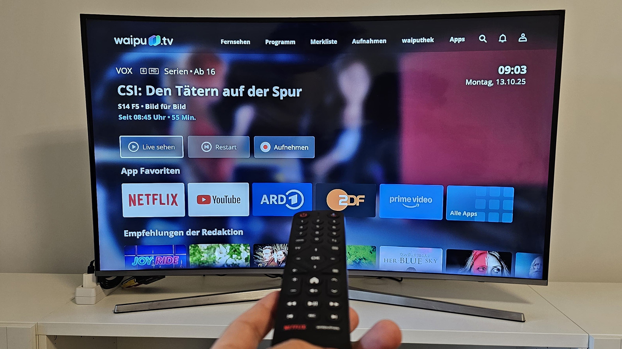 Waipu.tv Stick (2. Gen.) im Test: Streaming-Kombi mit TV-Sendern ...