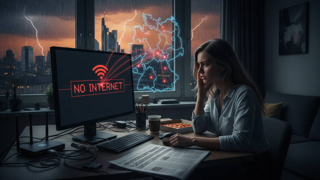 Wenn das WLAN wackelt: Deutschlands digitale Geduldsprobe