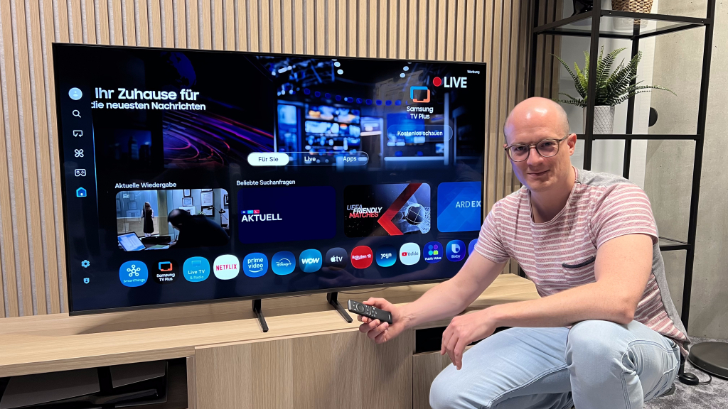 Samsung QN70F im Test: Der günstigste 100-Hertz-TV des Herstellers