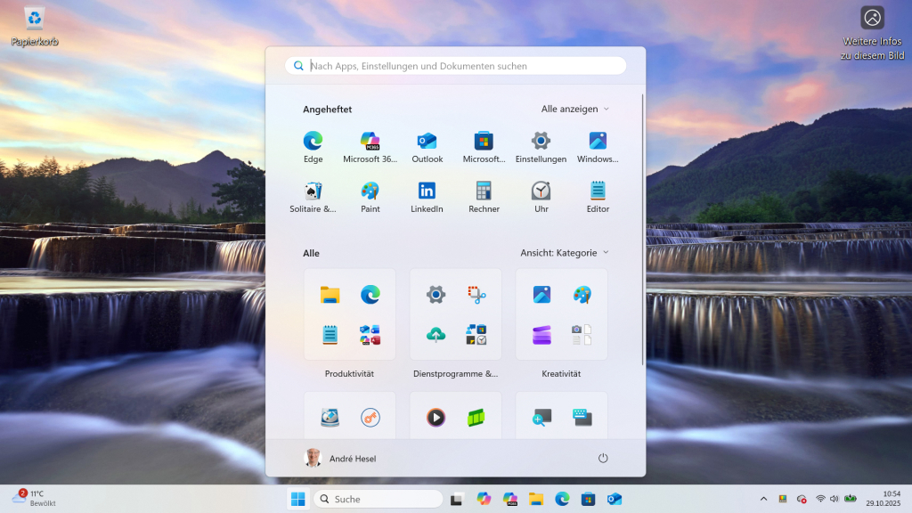 Windows 11: So schalten Sie das neue Startmenü frei
