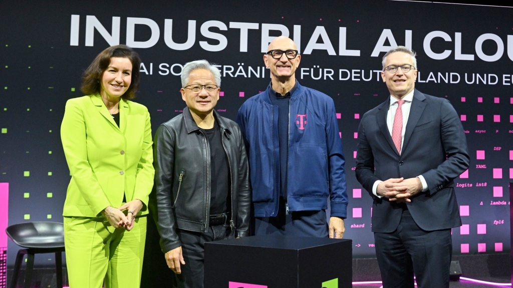 Telekom baut mit Nvidia deutsche KI-Fabrik