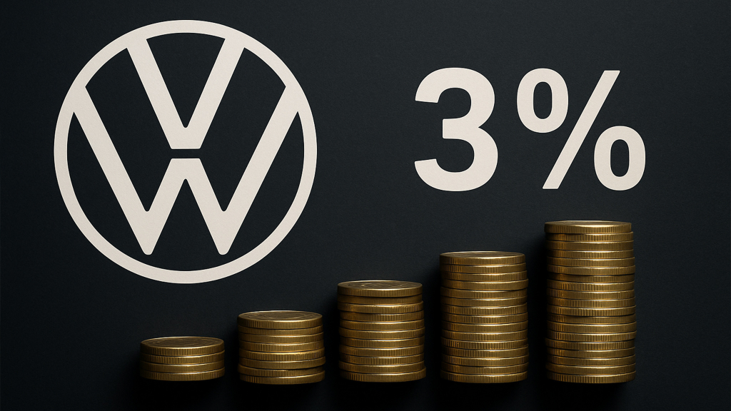 Plus Sparbrief der VW Bank: Feste Konditionen und 3,0 Prozent Zinsen sichern