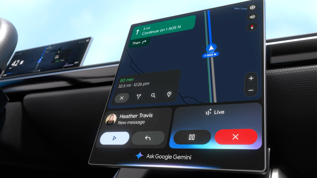 Gemini ist da! Android Auto erhält KI für natürliche Sprachsteuerung