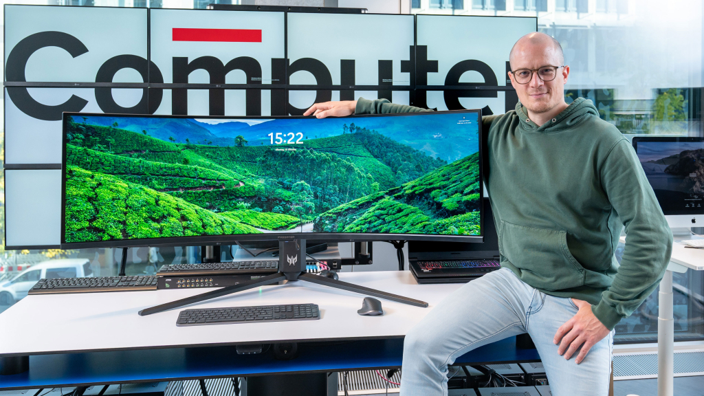 Acer Predator Z57 im Test: Extrem heller Riesen-Monitor für Gamer