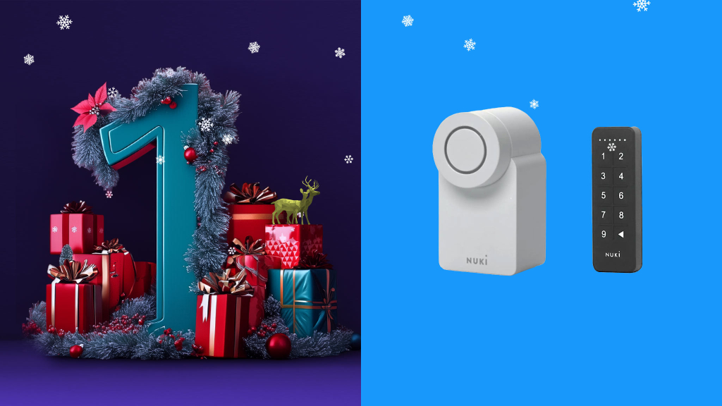 Adventskalender Tür 1: Gewinnen Sie zwei Nuki Smart Lock Go + Keypad