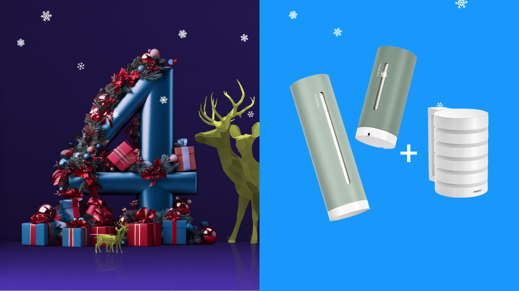Adventskalender Tür 4: Gewinnen Sie eine Netatmo Wetterstation (Gen 2) mit Schutz- und Außenhalterung