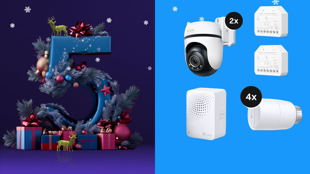 Adventskalender Tür 5: Gewinnen Sie ein smartes TP-Link-Trio