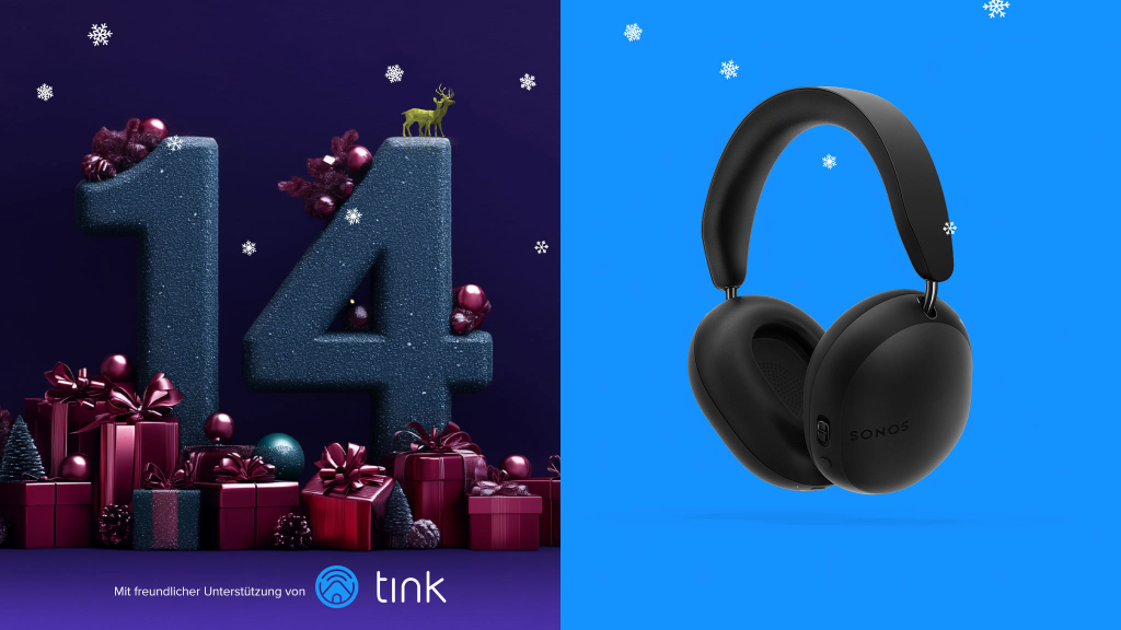 Adventskalender Tür 14: Gewinnen Sie Sonos Ace Over-Ear-Kopfhörer
