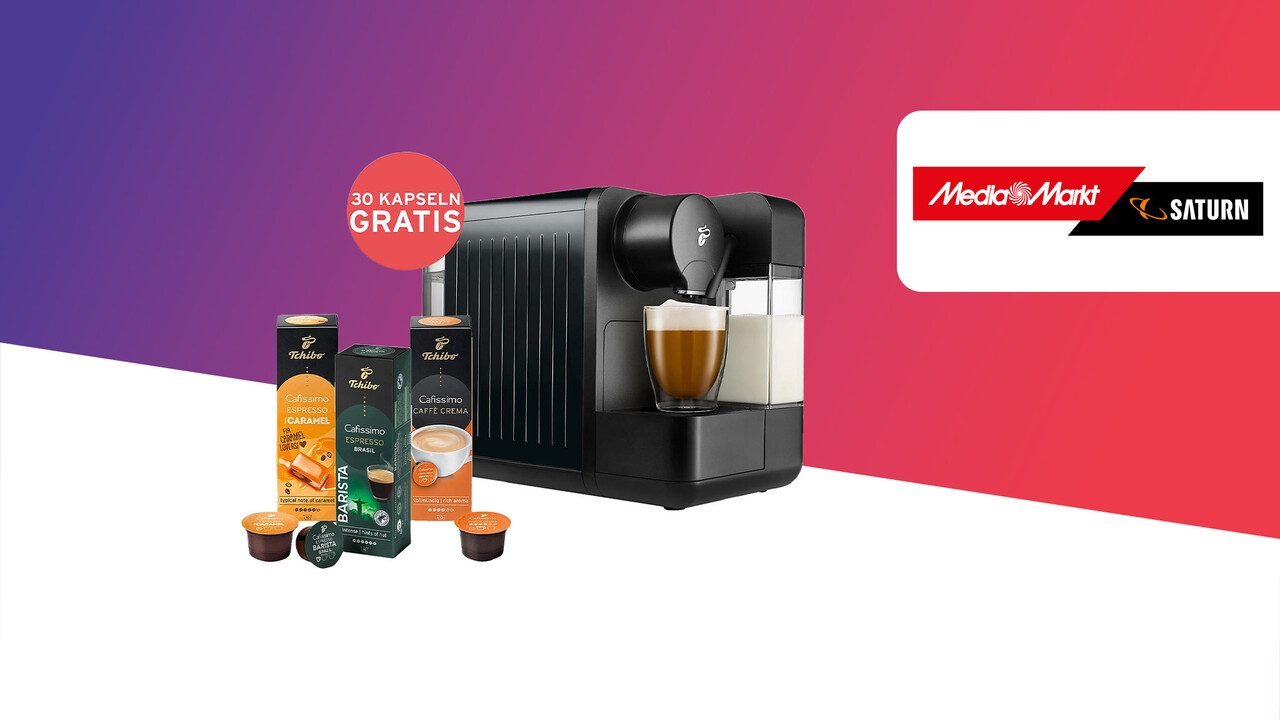 Kapselmaschine-f-r-89-Euro-Tchibo-Cafissimo-milk-30-Kapseln