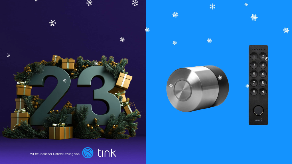 Adventskalender Tür 23: Gewinnen Sie das Nuki Smart Lock Pro + Keypad 2.0