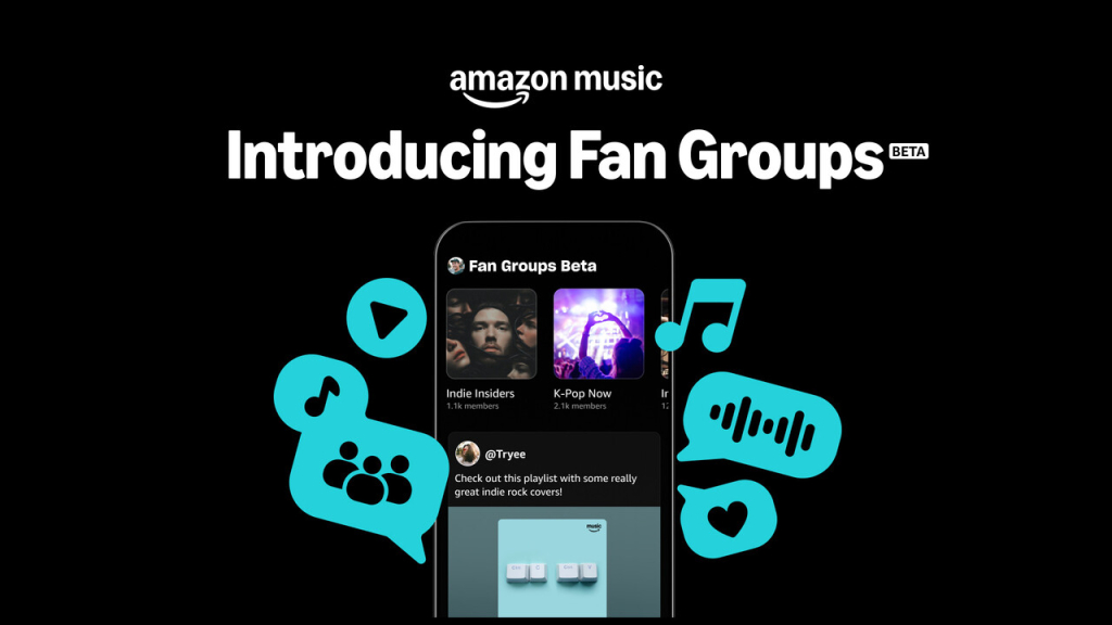 Amazon Music erhält Fan-Gruppen