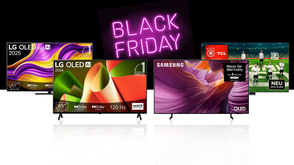 Black Friday Fernseher-Angebote 2025: Jetzt Top-Deals sichern