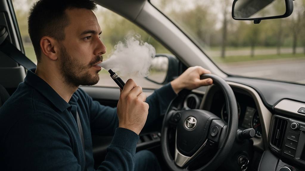 E-Zigarette im Auto kann Bußgeld nach sich ziehen