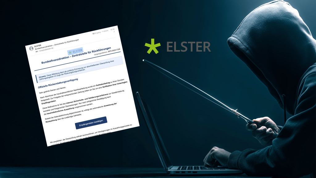 Achtung: Diese E-Mail stammt nicht von Elster