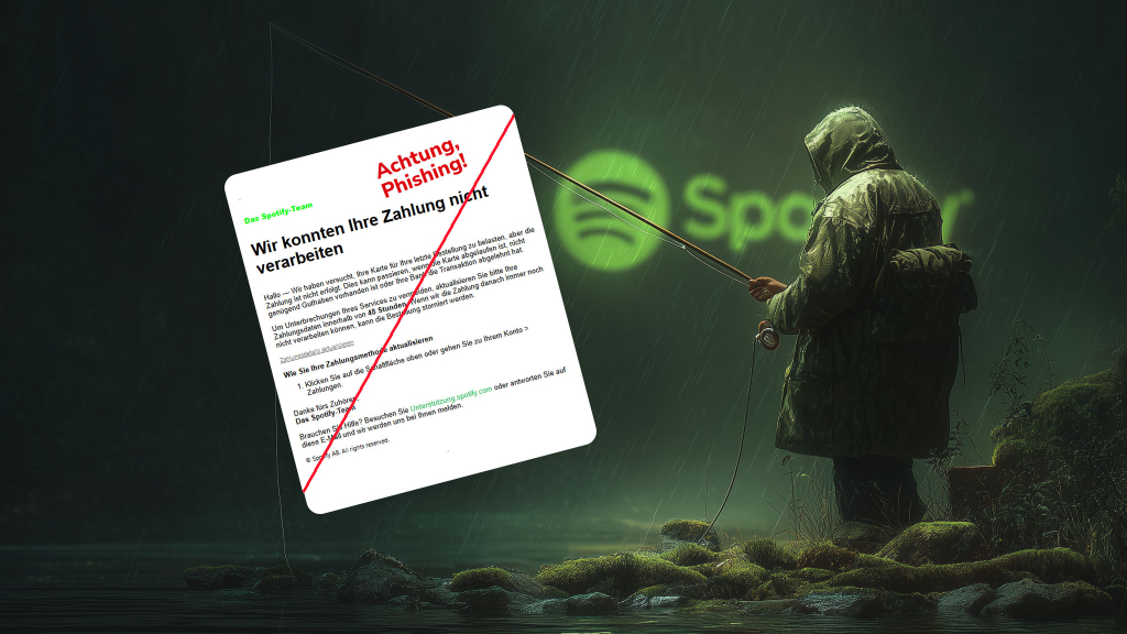 Vorsicht, Spotify-Kunden – diese E-Mail ist ein Fake