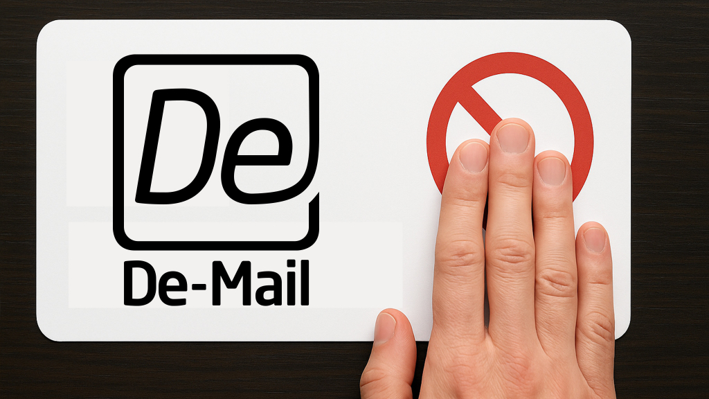 Endgültiges Aus für De-Mail kommt 2026