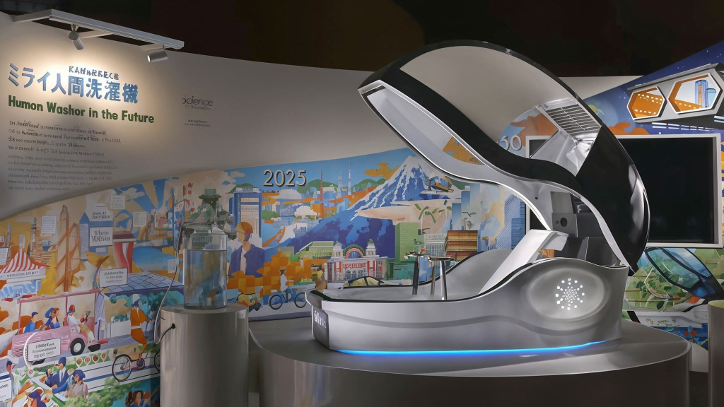 In 15 Minuten gewaschen und geföhnt: Menschen-Waschmaschine geht in den Verkauf