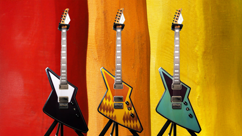 Diese E-Gitarre passt sich durch E-Ink-Display Ihrem Stil an